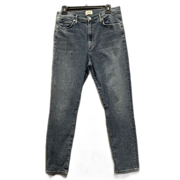 Citizens of Humanity Premium Olivia High Rise Skinny Jean Size 31 Blue Denim EUC - Picture 1 of 8